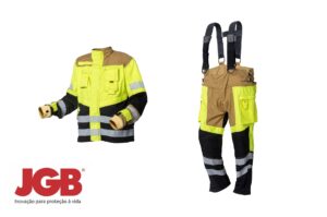 Como funciona uma roupa de combate a incêndio florestal para bombeiros?