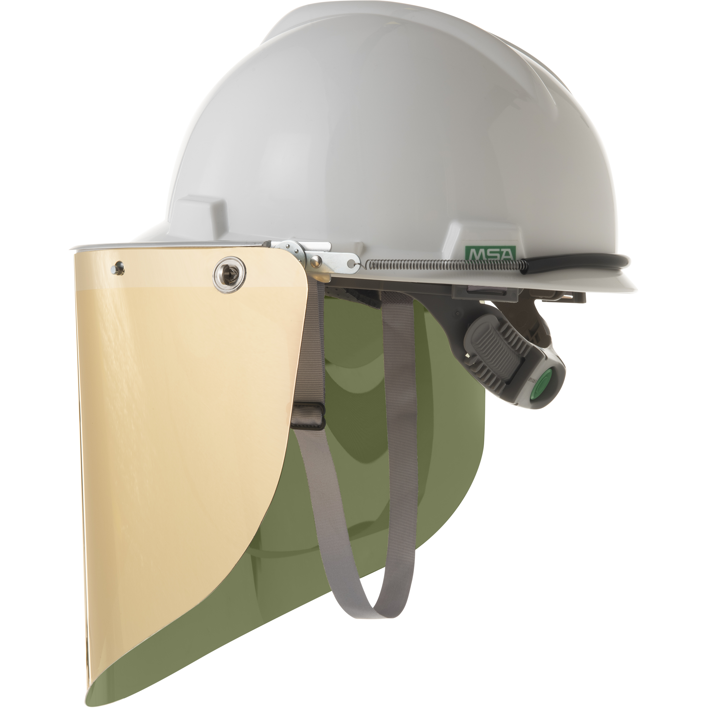 Protetor Facial verde ouro